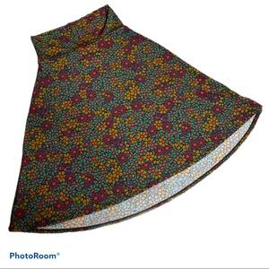 LuLaRoe Floral Azure Skirt